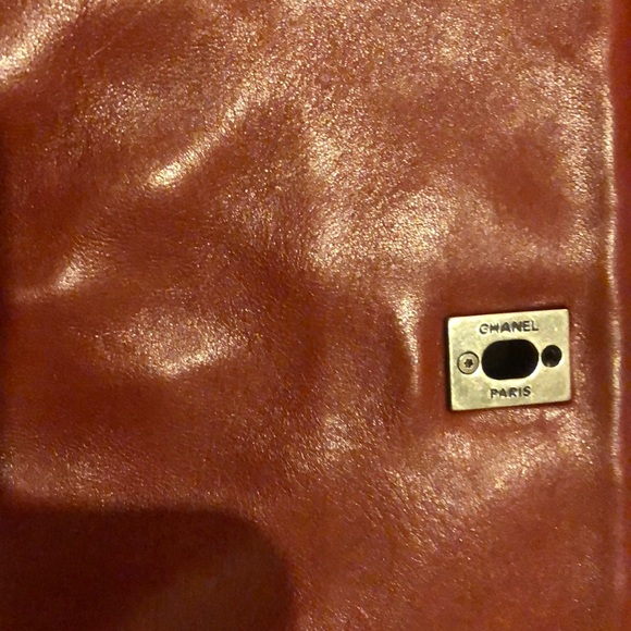 Chanel red leather handbag—- sold - Picture 3 of 8